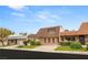 Quaint home with a neatly landscaped front yard and unique roofline at 3471 One Nation Ave, Las Vegas, NV 89121
