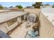 Enclosed patio area perfect for outdoor dining and relaxation at 3471 One Nation Ave, Las Vegas, NV 89121