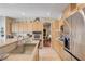 Spacious kitchen with modern appliances, ample counter space, and natural light, perfect for cooking at 3873 Palm Island Ct, Las Vegas, NV 89147