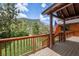 Well-maintained deck with mountain views at 3935 White Fir Way, Mount Charleston, NV 89124