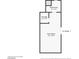 Flex space layout with dimensions and including bathroom and storage area at 620 Avenue H, Boulder City, NV 89005