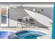 Backyard hot tub and patio with a relaxing atmosphere at 620 Avenue H, Boulder City, NV 89005