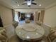 Dining room with tiled floors and view of the kitchen at 6277 Mustang Spring Ave, Las Vegas, NV 89139