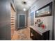 Charming entryway with tile floors, a decorative table, and a view into other rooms, offering an open feel at 6333 Sterling Ranch Way, North Las Vegas, NV 89081