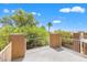A balcony with trees and greenery in the background at 6636 Surfbird St, North Las Vegas, NV 89084