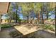 Cozy patio overlooking the fenced yard at 6944 Emerald Springs Ln, Las Vegas, NV 89113