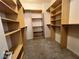 Spacious walk-in closet with ample shelving and storage at 7609 Slide Rock Ave, Las Vegas, NV 89113