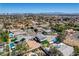 Aerial view showcasing the home's location and neighborhood amenities at 7736 Tioga Ridge Ct, Las Vegas, NV 89117