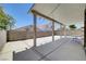 Full-coverage patio with a concrete base at 8529 Gold Flash Ave, Las Vegas, NV 89129
