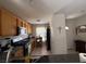 Kitchen with granite countertops, stainless appliances, and ample cabinet storage at 8898 Promised Land Ave, Las Vegas, NV 89148