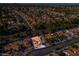Desirable neighborhood with a birds eye view of the property outlined with blue line at 9116 Cypress Point Way, Las Vegas, NV 89117