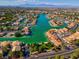 Beautiful neighborhood featuring waterfront homes along a scenic lake with mountain views at 9116 Cypress Point Way, Las Vegas, NV 89117