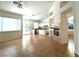 Open floor plan showcases living, kitchen, and dining area at 9728 Echo Hills Dr, Las Vegas, NV 89134