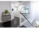 Hallway featuring dark hardwood floors, leading to another room at 10526 Harvest Wind Dr, Las Vegas, NV 89135