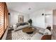 Bright living room featuring modern decor and ample natural light at 1126 Winter Storm Dr, Henderson, NV 89052