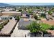 Aerial view showcasing the property, backyard, and the surrounding neighborhood at 125 S 15Th St, Las Vegas, NV 89101