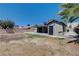 Backyard with a small patio and privacy wall, perfect for outdoor living and entertaining at 125 S 15Th St, Las Vegas, NV 89101