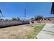 Large backyard area featuring a block wall, with room for landscaping and customization at 125 S 15Th St, Las Vegas, NV 89101