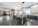 Modern kitchen with sleek cabinetry, island, and open layout, ready for customization at 1345 Morning Sun Way, Las Vegas, NV 89110