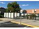 Pool area featuring reserved parking sign and community mailboxes at 228 Caracas Dr, Las Vegas, NV 89145