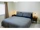 Bright bedroom featuring a comfortable bed, side tables, and a window with blinds offering a cozy retreat at 2659 Vegas Valley Dr, Las Vegas, NV 89121