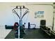 Garage features home gym and black mat flooring at 2659 Vegas Valley Dr, Las Vegas, NV 89121