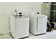 Bright laundry room with Samsung washer and dryer set, featuring tile flooring at 2659 Vegas Valley Dr, Las Vegas, NV 89121