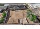 Aerial view of the house, yard, and surrounding neighborhood, with potential for outdoor activities at 3509 Navajo Way, Las Vegas, NV 89108