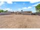 Large backyard, ready to be landscaped, offers ample space for outdoor activities and entertaining at 3509 Navajo Way, Las Vegas, NV 89108