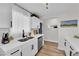 Bright kitchen showcases modern cabinetry, stainless steel appliances and updated fixtures at 3509 Navajo Way, Las Vegas, NV 89108