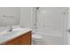 Bathroom featuring a tub/shower and a wood vanity at 3689 Bufflehead St, Las Vegas, NV 89122