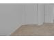 Bedroom with double sliding closet doors and white base trim at 4369 Meadowlark Wing Way, North Las Vegas, NV 89084