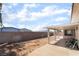 Spacious backyard featuring a covered patio perfect for outdoor entertaining and relaxation at 521 Landra Ln, Henderson, NV 89015