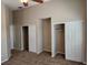 Spacious bedroom featuring carpet flooring, neutral walls, and sizable closets at 5605 Midnight Breeze St, North Las Vegas, NV 89081