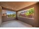 Outdoor balcony offers beautiful views of mature landscaping and mountain views at 5619 Shadow Bend Dr, Las Vegas, NV 89135