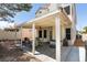 Covered patio with outdoor dining, great for outdoor living and entertaining at 8021 Hilliard Ave, Las Vegas, NV 89128