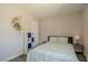 Cozy bedroom features neutral walls, and a comfortable bed at 920 Biltmore Dr, Las Vegas, NV 89101