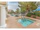 Community spa area featuring in-ground hot tubs and seating at 979 Coatbridge St, Las Vegas, NV 89145