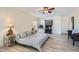 Large main bedroom with a ceiling fan, and lots of room at 11074 Caramel Crest Ct, Las Vegas, NV 89135