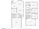 Detailed floor plan showcasing the layout of the first floor, including the kitchen, living room, and garage at 11649 Royal Derwent Dr, Las Vegas, NV 89138