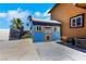 A functional shed is located on a concrete pad, for secure storage of your valuable possessions at 1385 Morning Sun Way, Las Vegas, NV 89110