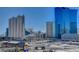 A view of the city showing several hotel buildings and the surrounding area in Las Vegas at 211 E Flamingo Rd # 615, Las Vegas, NV 89169