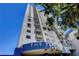Exterior shot of The Platinum Hotel & Spa high-rise at 211 E Flamingo Rd # 615, Las Vegas, NV 89169