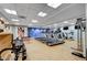 Modern gym and fitness center with treadmills, weights, and workout equipment at 211 E Flamingo Rd # 615, Las Vegas, NV 89169