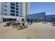 Relaxing resort pool area with lounge chairs and an amazing view at 211 E Flamingo Rd # 615, Las Vegas, NV 89169