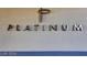 Silver sign for The Platinum Hotel & Spa at 211 E Flamingo Rd # 615, Las Vegas, NV 89169