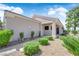Attractive single-story home with desert landscaping, covered porch, and stucco facade at 2504 Libretto Ave, Henderson, NV 89052