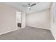 Bedroom with large doorway to the bathroom at 261 Via Morelli, Henderson, NV 89011