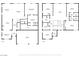 Detailed floor plan showcasing the layout of the home's first and second floors, including room dimensions at 261 Via Morelli, Henderson, NV 89011