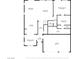Layout featuring 1st floor of the house and dimensions of living room, kitchen, dining, garage, and bedrooms at 261 Via Morelli, Henderson, NV 89011